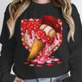 Baseball Heart Valentine Baseball Ice Cream Drip Boys Girls Unisex Sweatshirt Baseball Heart Valentine Baseball Ice Cream Drip Boys Girls Unisex Sweatshirt