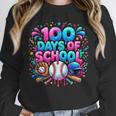 Baseball Ice Cream Drip 100 Days Of School Student Teacher Unisex Sweatshirt Baseball Ice Cream Drip 100 Days Of School Student Teacher Unisex Sweatshirt