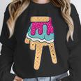Baseball Ice Cream Drip Home Plate Glove Respect Drip 2 Side Unisex Sweatshirt Baseball Ice Cream Drip Home Plate Glove Respect Drip 2 Side Unisex Sweatshirt