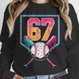 Baseball Ice Cream Drip Number 67 Player 67th Birthday Men Unisex Sweatshirt Baseball Ice Cream Drip Number 67 Player 67th Birthday Men Unisex Sweatshirt