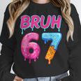 Baseball Ice Cream Drip Number 67 Player Or 67th Birthday Unisex Sweatshirt