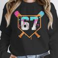 Baseball Ice Cream Drip Number 67 Player Six Seven Meme 6 7 Unisex Sweatshirt Baseball Ice Cream Drip Number 67 Player Six Seven Meme 6 7 Unisex Sweatshirt