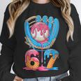 Baseball Ice Cream Drip Six Seven Gen Alpha Slang Meme 67 Unisex Sweatshirt Baseball Ice Cream Drip Six Seven Gen Alpha Slang Meme 67 Unisex Sweatshirt