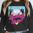 Baseball Life Lifestyle Home Plate Ice Cream Drip Men Boys Unisex Sweatshirt