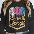 Baseball Lifestyle Ball Sprinkles Drip Boys Kids Men Teen Unisex Sweatshirt