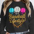 Baseball Lifestyle Baseball Drip Icecream Unisex Sweatshirt