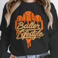 Baseball Lifestyle Home Plate Orange Ice Cream Drip Men Boys Unisex Sweatshirt Baseball Lifestyle Home Plate Orange Ice Cream Drip Men Boys Unisex Sweatshirt