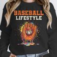 Baseball Lifestyle Ice Cream Drip Baseball Glove Crossed Bat Unisex Sweatshirt Baseball Lifestyle Ice Cream Drip Baseball Glove Crossed Bat Unisex Sweatshirt