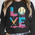 Baseball Love Drip Ice Cream Colorful Baseball Unisex Sweatshirt Baseball Love Drip Ice Cream Colorful Baseball Unisex Sweatshirt