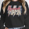 Baseball Mama Lightning Bolt Checkered Varsity Mother's Day Unisex Sweatshirt Baseball Mama Lightning Bolt Checkered Varsity Mother's Day Unisex Sweatshirt