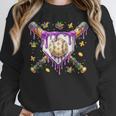 Baseball Mardi Gras Carnival Party Mask Ice Cream Drip Boys Unisex Sweatshirt