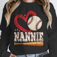 Baseball Nannie Baseball Heart Family Matching Unisex Sweatshirt Baseball Nannie Baseball Heart Family Matching Unisex Sweatshirt