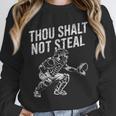 Baseball Player Catcher Thou Shalt Not Steal Coach Baseball Unisex Sweatshirt Baseball Player Catcher Thou Shalt Not Steal Coach Baseball Unisex Sweatshirt