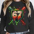 Baseball Six Seven 67 Meme Ice Cream Drip Xmas Men Women Unisex Sweatshirt Baseball Six Seven 67 Meme Ice Cream Drip Xmas Men Women Unisex Sweatshirt