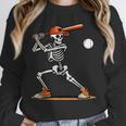 Baseball Skeleton Spooky Boys Halloween Baseball Player Unisex Sweatshirt Baseball Skeleton Spooky Boys Halloween Baseball Player Unisex Sweatshirt