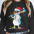 Baseball Snowman Drip Cool Christmas Men Boys Girls Unisex Sweatshirt