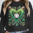 Baseball St Patricks Day Boys Girls Men Women Shamrock Green Unisex Sweatshirt