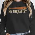 Baseball Tee My Therapist Bat Men Women Kids Unisex Sweatshirt