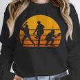 Baseball Tee Sunset Silhouette Players Men Women Kids Unisex Sweatshirt Baseball Tee Sunset Silhouette Players Men Women Kids Unisex Sweatshirt