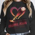 Baseball Valentine Love Is Our Home Run Apparel Unisex Sweatshirt