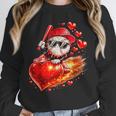 Baseball Valentine's Day Drip Ice Cream Team Unisex Sweatshirt