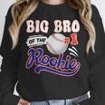Big Bro Rookie Of Year 1st Birthday Baseball Theme Matching Unisex Sweatshirt Big Bro Rookie Of Year 1st Birthday Baseball Theme Matching Unisex Sweatshirt