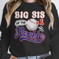 Big Sis Rookie Of Year 1st Birthday Baseball Theme Matching Unisex Sweatshirt Big Sis Rookie Of Year 1st Birthday Baseball Theme Matching Unisex Sweatshirt