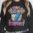 Blue Checkered I Was 6 Now I'm 7 Birthday Cake Baseball Drip Unisex Sweatshirt Blue Checkered I Was 6 Now I'm 7 Birthday Cake Baseball Drip Unisex Sweatshirt