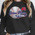 Bonus Mom Rookie Of Year 1st Birthday Baseball Theme Unisex Sweatshirt Bonus Mom Rookie Of Year 1st Birthday Baseball Theme Unisex Sweatshirt