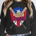 Boricua Puerto Rico Baseball Coqui Frog Pava Hat Fan Unisex Sweatshirt