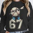 Boys Kids 67 Six Seven Sunglasses Dabbing Baseball Lover Unisex Sweatshirt