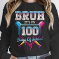 Bruh It's My 100 Days Of School Baseball Ice Cream Drip Boys Unisex Sweatshirt Bruh It's My 100 Days Of School Baseball Ice Cream Drip Boys Unisex Sweatshirt