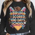 Bruh I Scored 100 Days Of School Baseball Ice Cream Drip Tee Unisex Sweatshirt Bruh I Scored 100 Days Of School Baseball Ice Cream Drip Tee Unisex Sweatshirt