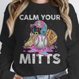 Calm Your Mitts Baseball Ice Cream Drip Crossed Bats Sport Unisex Sweatshirt Calm Your Mitts Baseball Ice Cream Drip Crossed Bats Sport Unisex Sweatshirt