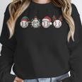 Christmas Baseball Player X-Mas Balls Unisex Sweatshirt