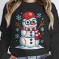 Christmas Baseball Snowman Xmas Pajamas Women Men Boys Unisex Sweatshirt Christmas Baseball Snowman Xmas Pajamas Women Men Boys Unisex Sweatshirt