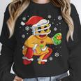 Christmas Gingerbread Man Baseball Player Catcher Unisex Sweatshirt Christmas Gingerbread Man Baseball Player Catcher Unisex Sweatshirt