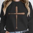 Cross Baseball Bats Christian Faith Sports Coach Pitcher Unisex Sweatshirt Cross Baseball Bats Christian Faith Sports Coach Pitcher Unisex Sweatshirt