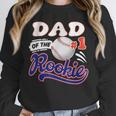 Dad Rookie Of Year 1st Birthday Baseball Theme Matching Unisex Sweatshirt