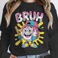 Drip Baseball Boy Youth Kid Ice Cream Dripping Baseball Bruh Unisex Sweatshirt Drip Baseball Boy Youth Kid Ice Cream Dripping Baseball Bruh Unisex Sweatshirt