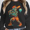 Halloween Baseball Skeleton Ice Cream Drip Baseball Boys Kid Unisex Sweatshirt Halloween Baseball Skeleton Ice Cream Drip Baseball Boys Kid Unisex Sweatshirt