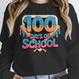 Happy 100 Days Of School Baseball Drip For Kids Teachers Unisex Sweatshirt Happy 100 Days Of School Baseball Drip For Kids Teachers Unisex Sweatshirt