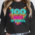 Happy 100 Days Of School Costume Baseball Drip Ice Cream Unisex Sweatshirt