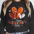 Happy Valentines Day Basketball Baseball Football Boys Unisex Sweatshirt