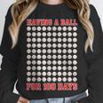 Having A Ball For 100 Days Of School 100th Baseball Unisex Sweatshirt