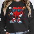 Heart Love Baseball Valentine Outfit Men Boy Unisex Sweatshirt Heart Love Baseball Valentine Outfit Men Boy Unisex Sweatshirt
