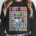 I Hit 100 Days Of School Baseball Ice Cram Drip 100th Boys Unisex Sweatshirt