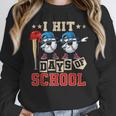 I Hit 100 Days Of School Baseball Kids Boy Teacher 100th Day Unisex Sweatshirt I Hit 100 Days Of School Baseball Kids Boy Teacher 100th Day Unisex Sweatshirt