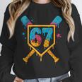 HUGvyn 67 Baseball Ice Cream Drip Six Seven Genz Alpha Slang Unisex Sweatshirt HUGvyn 67 Baseball Ice Cream Drip Six Seven Genz Alpha Slang Unisex Sweatshirt