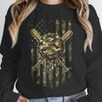 Ice Cream Baseball Drip For Boys Camo USA Flag Camouflage Unisex Sweatshirt Ice Cream Baseball Drip For Boys Camo USA Flag Camouflage Unisex Sweatshirt